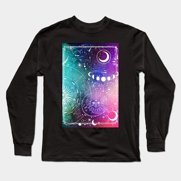 Universe Long Sleeve T-Shirt by ElenaDanilo